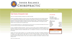 Desktop Screenshot of inner-balance-chiro.com